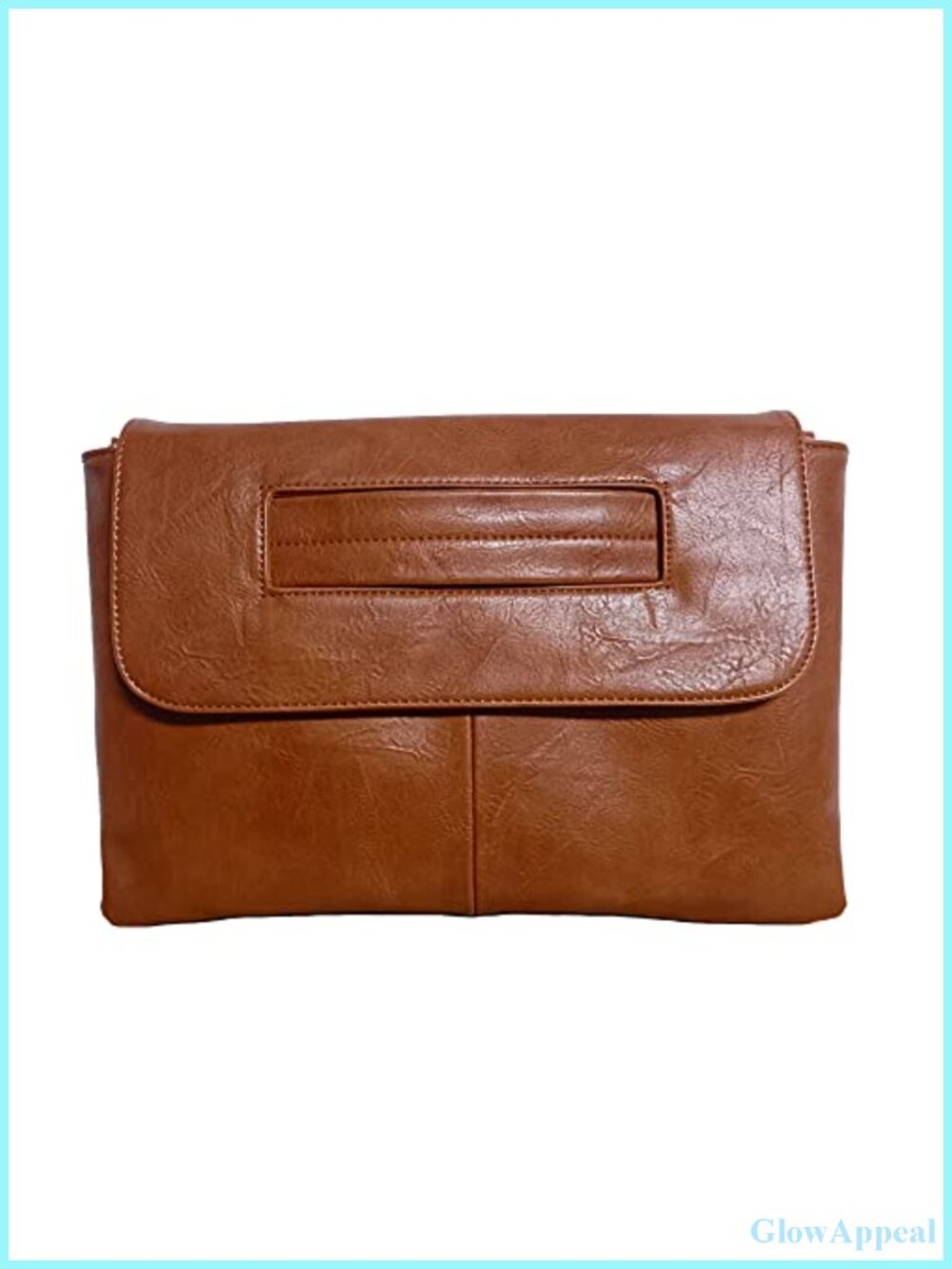 PU Leather Women's Clutch Handbag Messenger Bag Large High Capacity